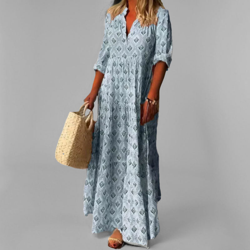 Women's Lightweight Floral Maxi Dress