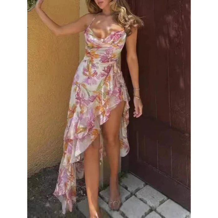 Women's Lightweight Floral Midi Dress