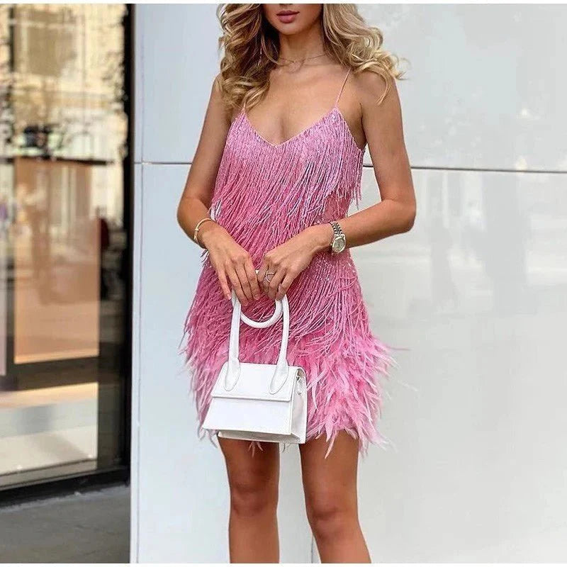 Women's Luxury Sequin Cocktail Dress