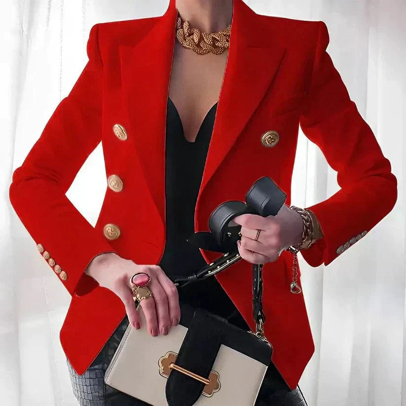 Women's Premium Fabric Black Blazer