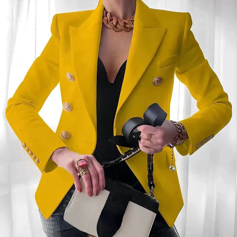 Women's Premium Fabric Black Blazer
