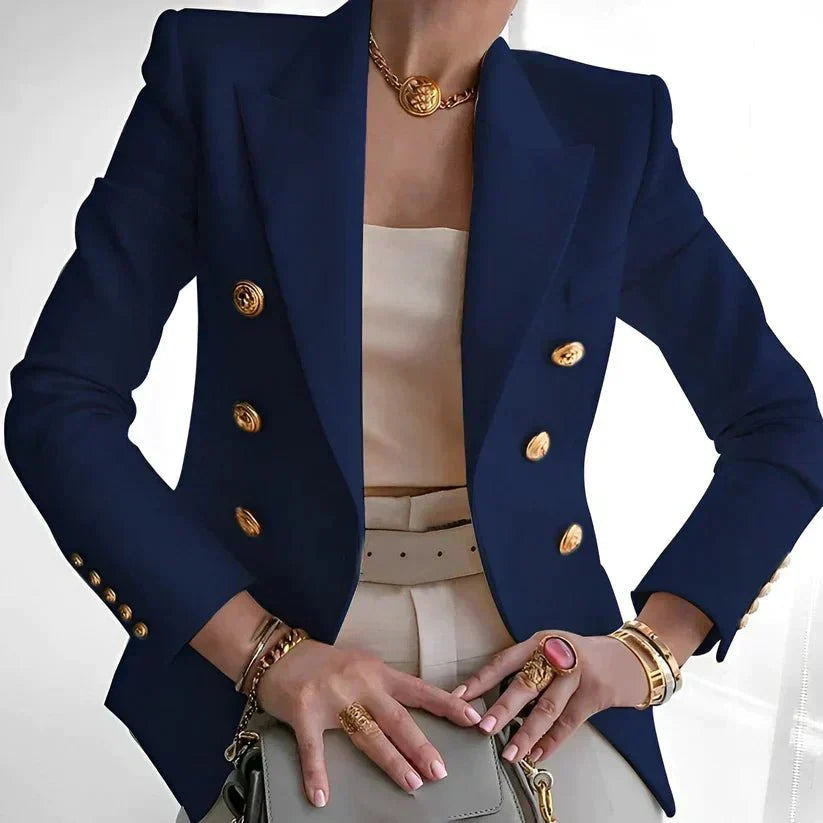 Women's Premium Fabric Black Blazer
