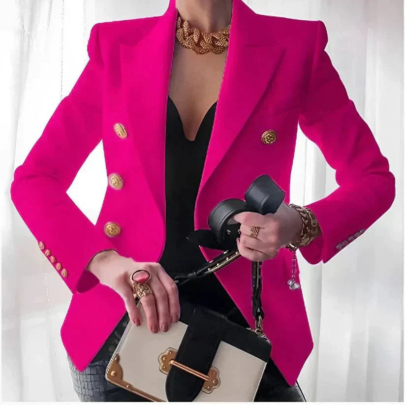Women's Premium Fabric Black Blazer
