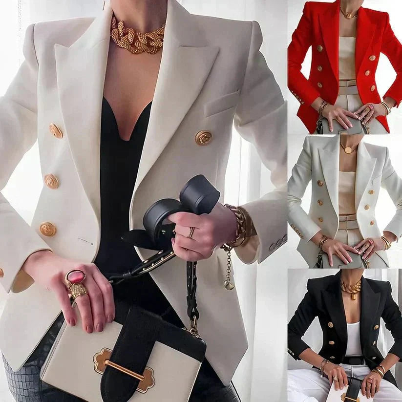 Women's Premium Fabric Black Blazer