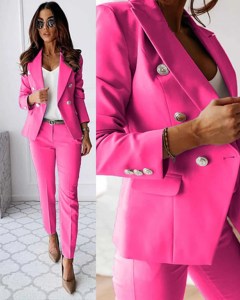 Women's Premium Fabric Blazer Set