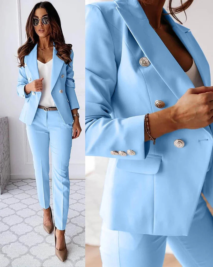 Women's Premium Fabric Blazer Set