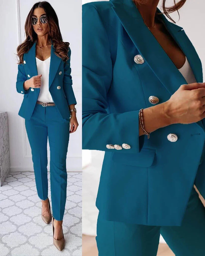 Women's Premium Fabric Blazer Set