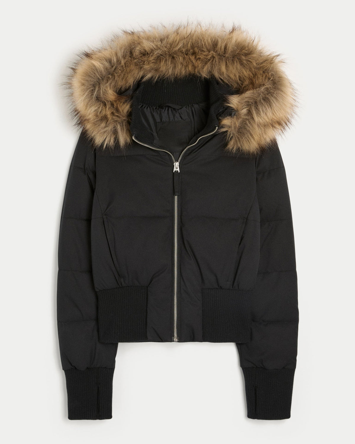 Women's Quilted Polyester Puffer Jacket