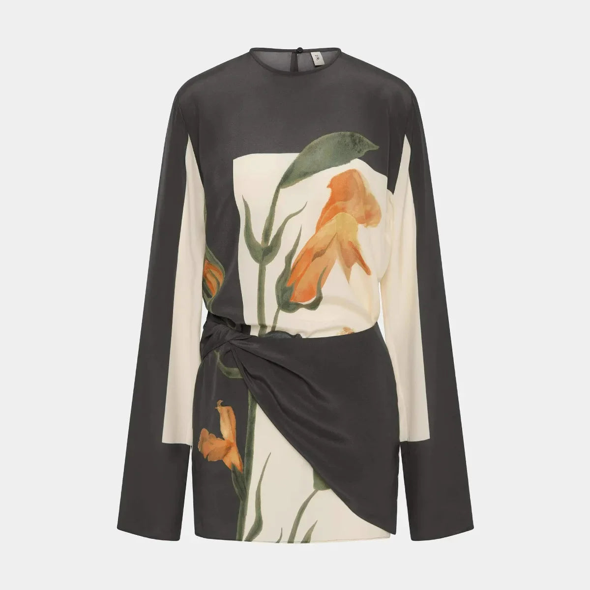 Women's Silk Crepe Mini Dress