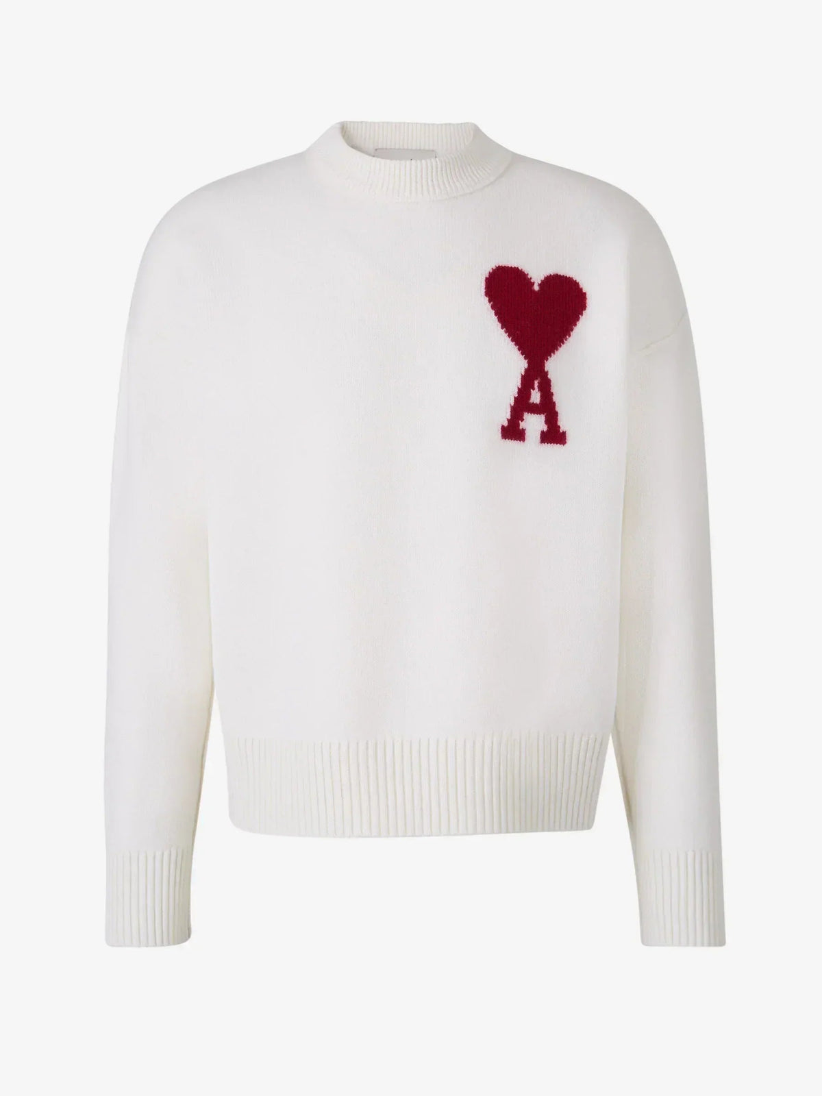 Men's Soft Knit Heart Sweater