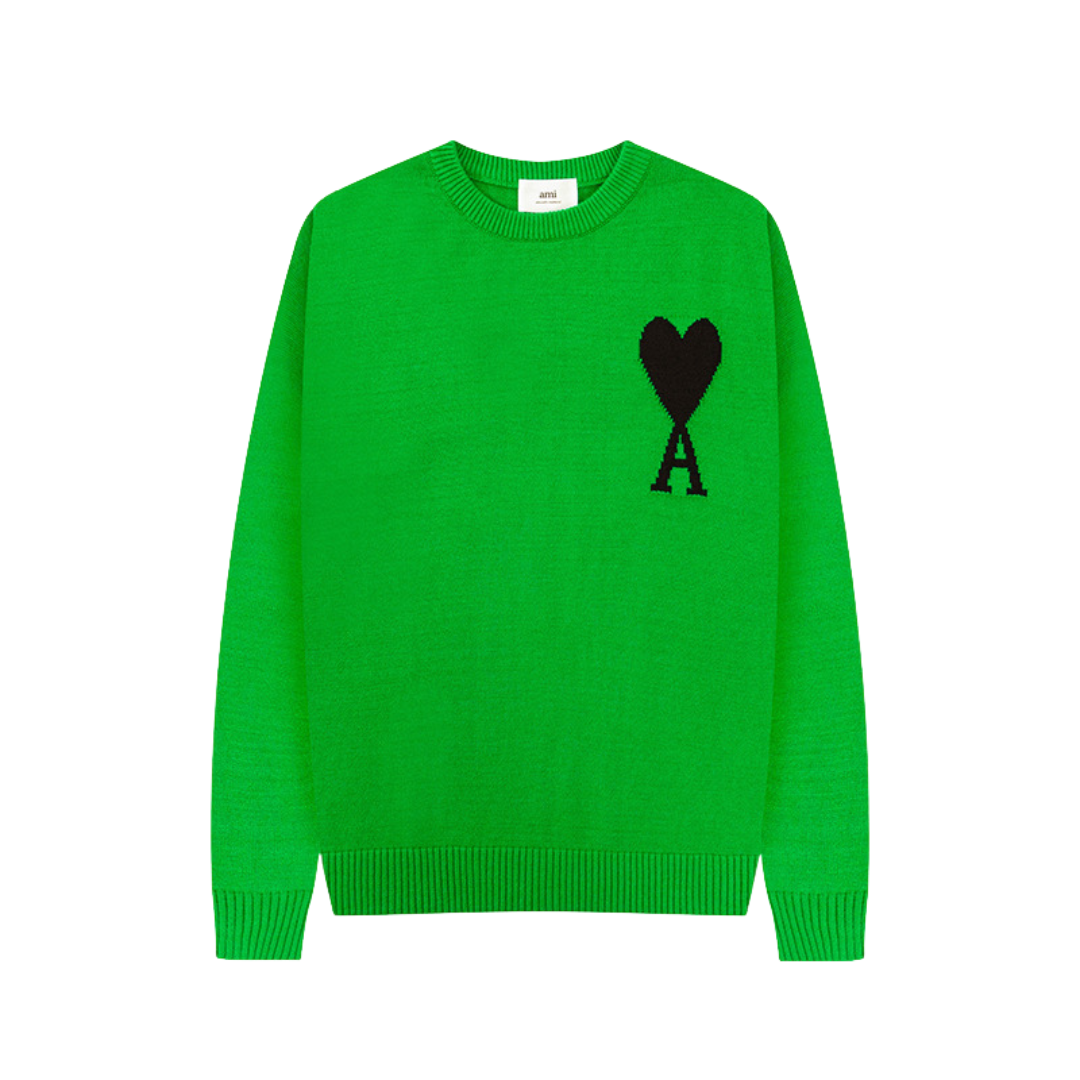 Men's Soft Knit Heart Sweater
