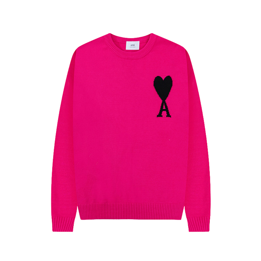 Men's Soft Knit Heart Sweater