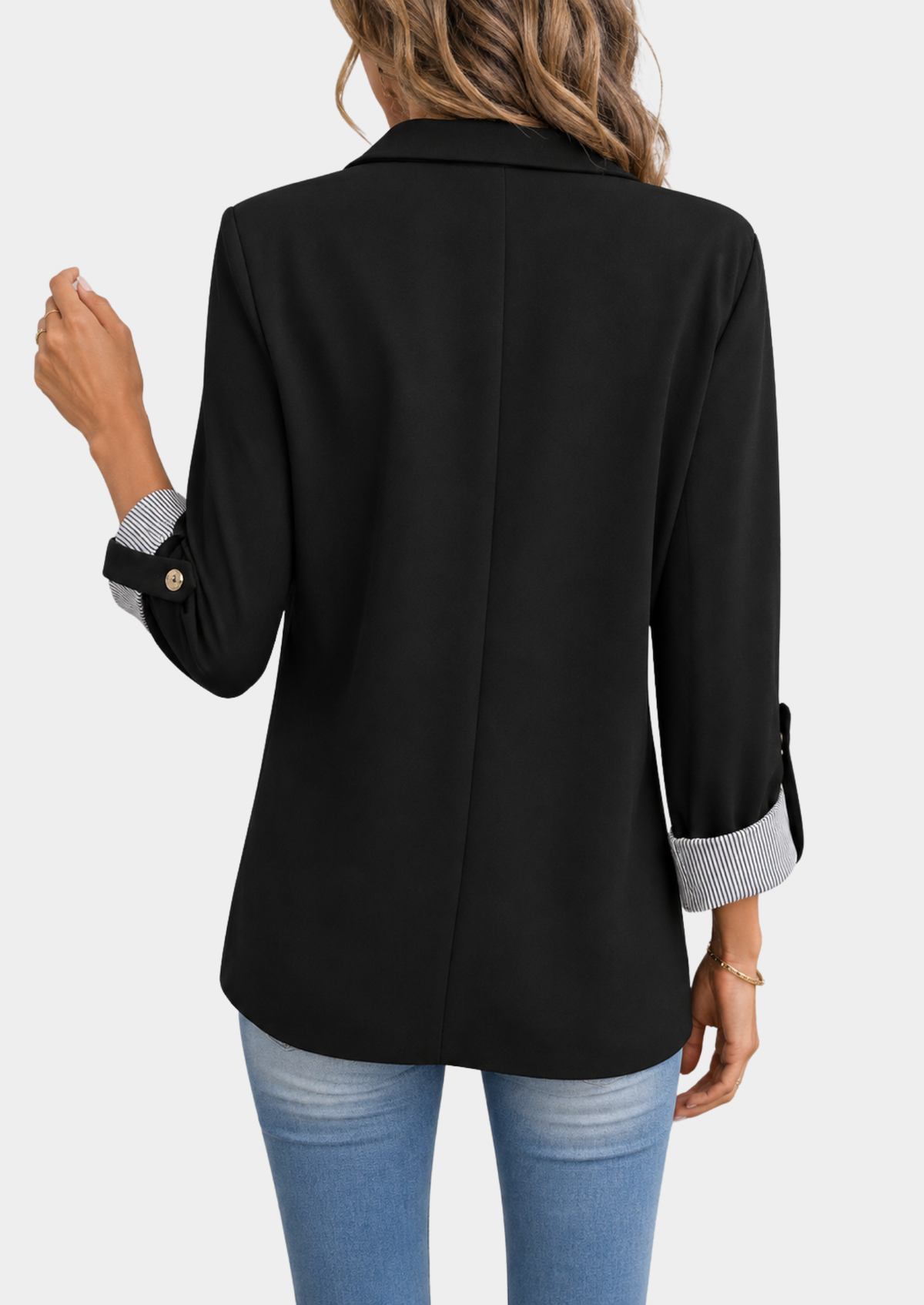 Women's Solid Color Slim Fit Blazer