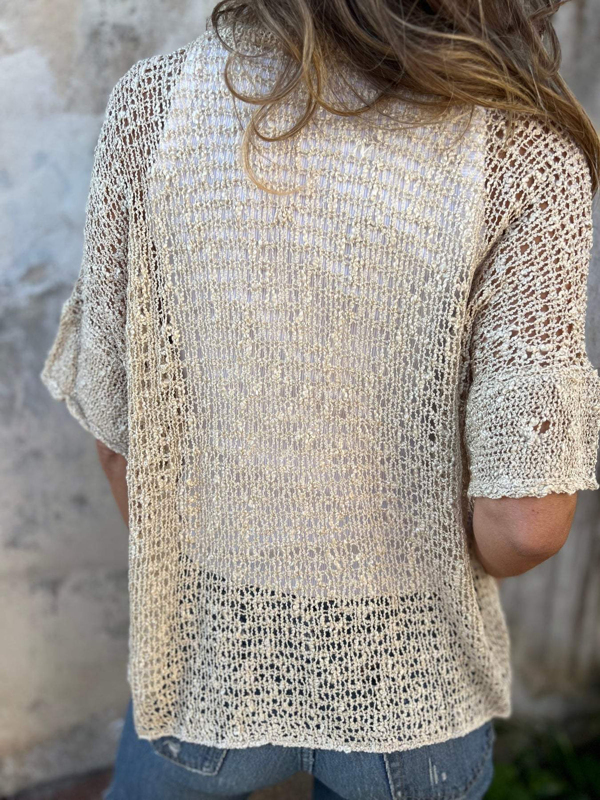 Women's Textured Knit Blouse