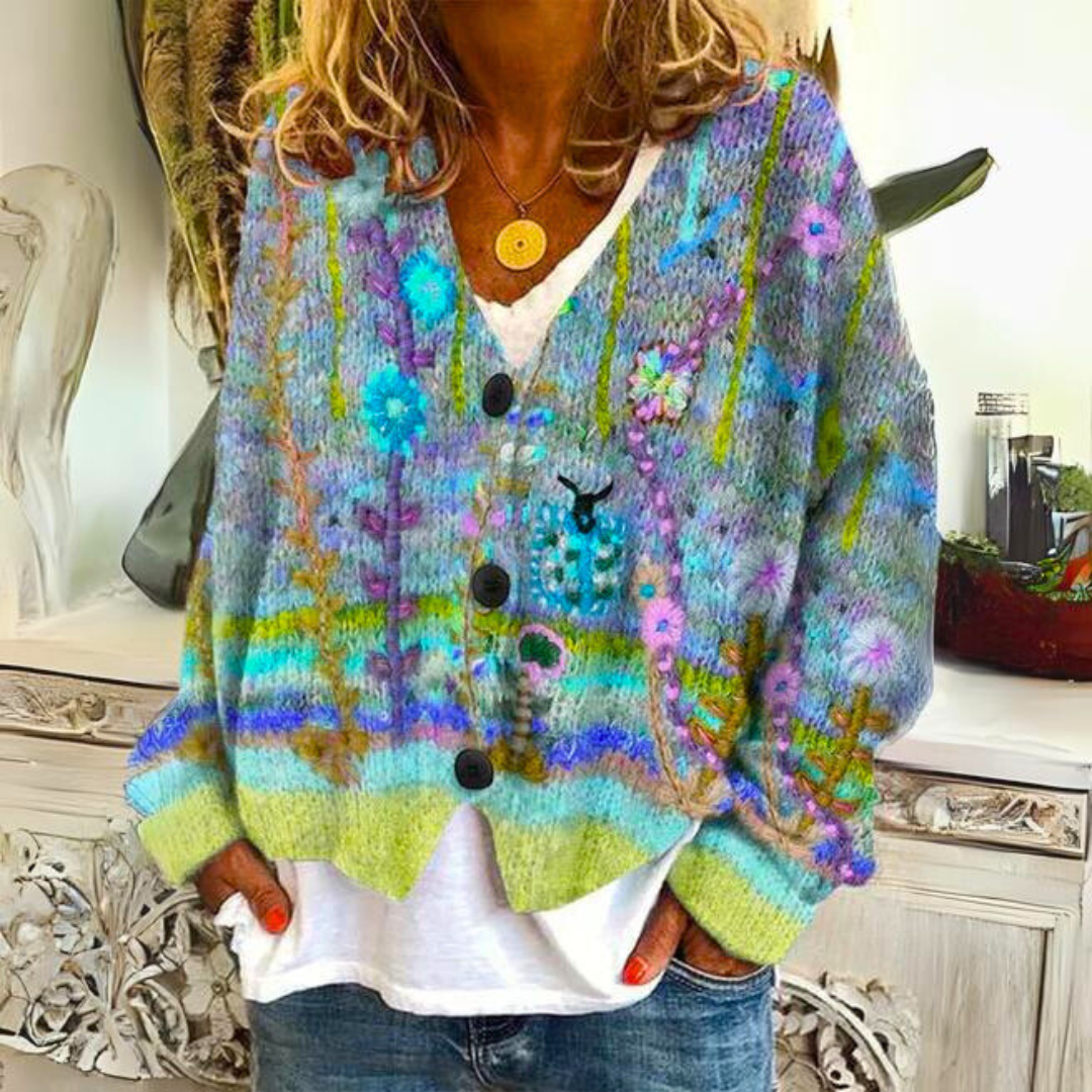 Women's Warm Wool Blend Cardigan