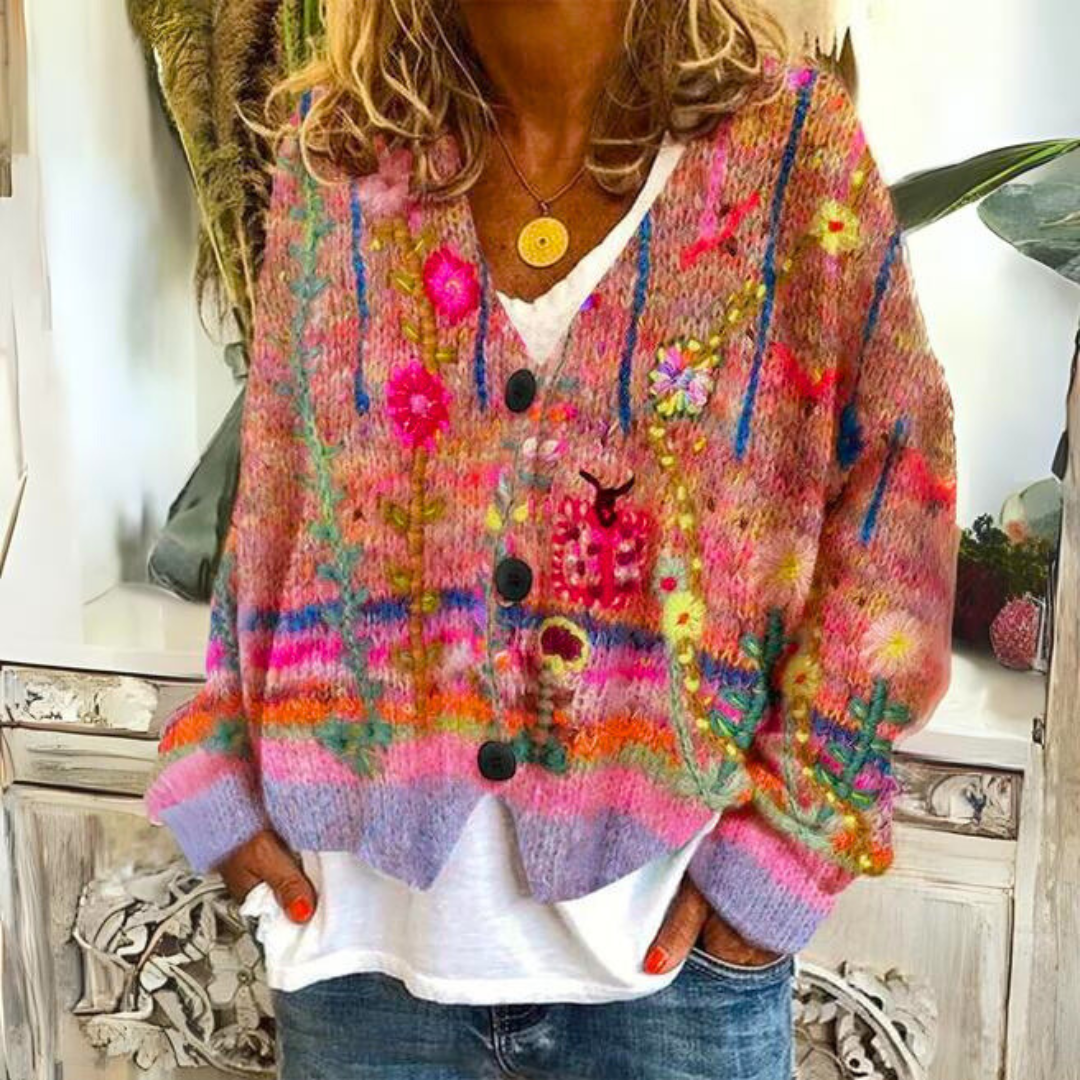 Women's Warm Wool Blend Cardigan