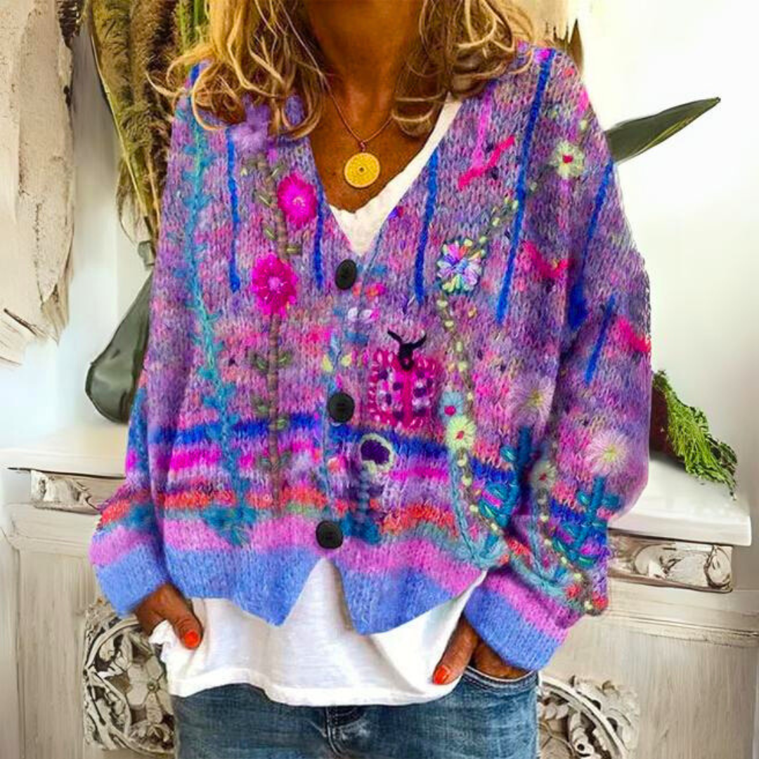 Women's Warm Wool Blend Cardigan