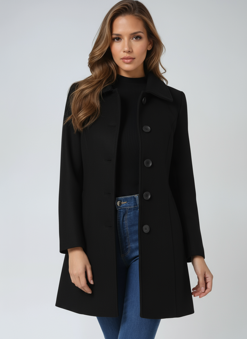 Women's Wool Blend Trench Coat