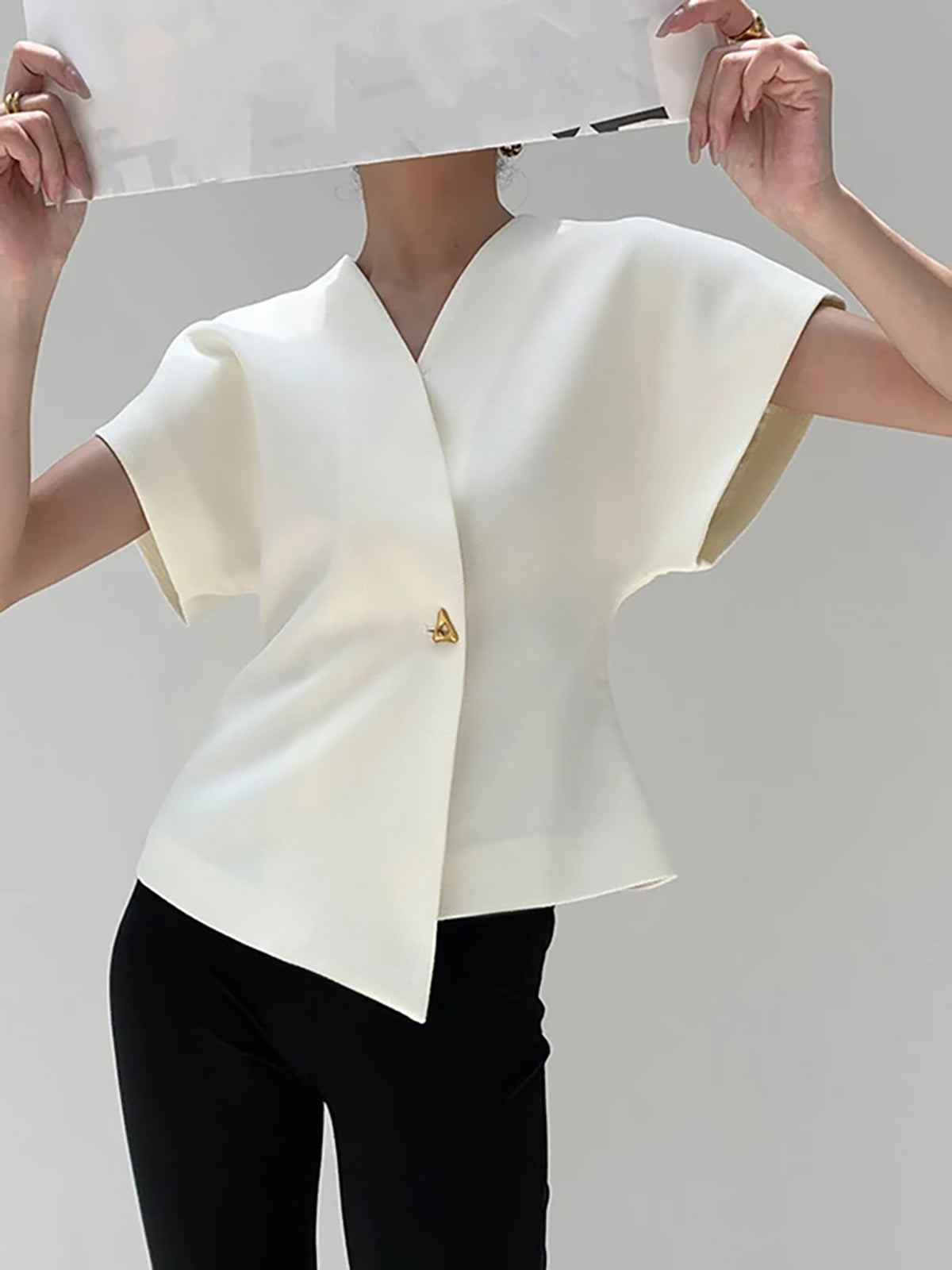 Women's Woven Polyester Blouse